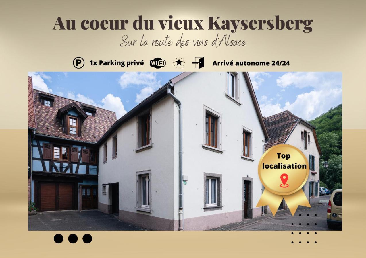 Gite Au Coeur Du Vieux Kaysersberg - Parking Prive & Wifi Exterior foto